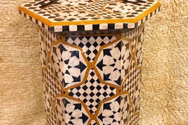 MOROCCAN PAINTED TEA TABLES & SYRIAN STYLE